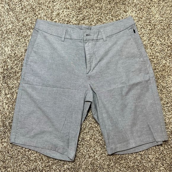 Lululemon Blue/Gray Commission Casual Shorts, Size Medium (Waist 34) - Picture 1 of 4